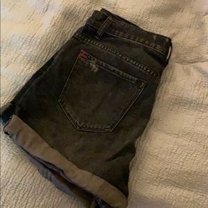 BDG / Distressed super high waisted jean shorts